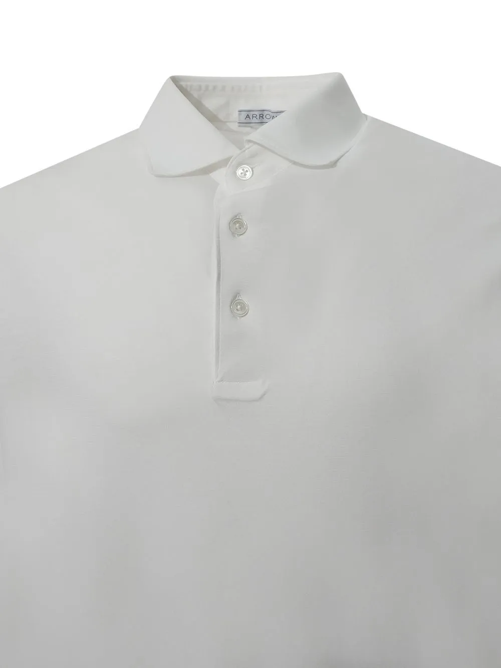 Arrows Long-Sleeve Button Polo Shirt