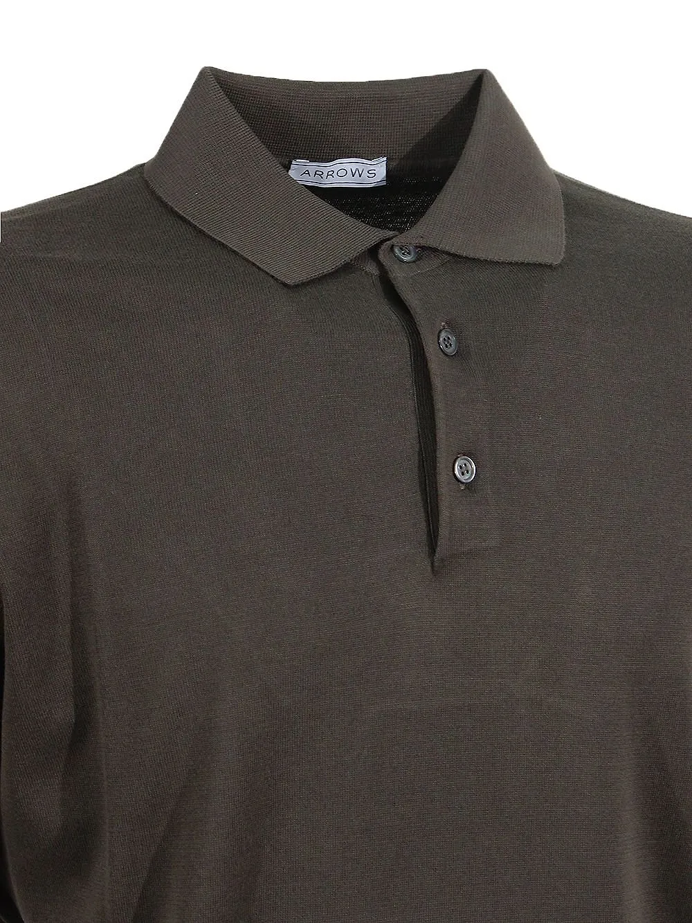Arrows Oversized Ribbed Polo Shirt