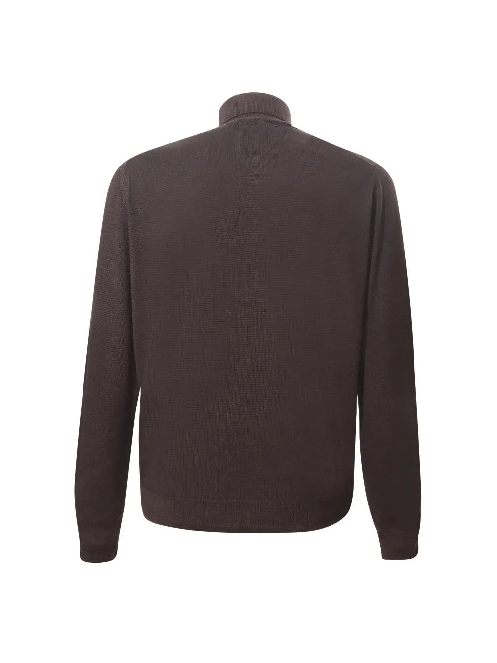 Arrows Ribbed Turtleneck Knitted Sweater