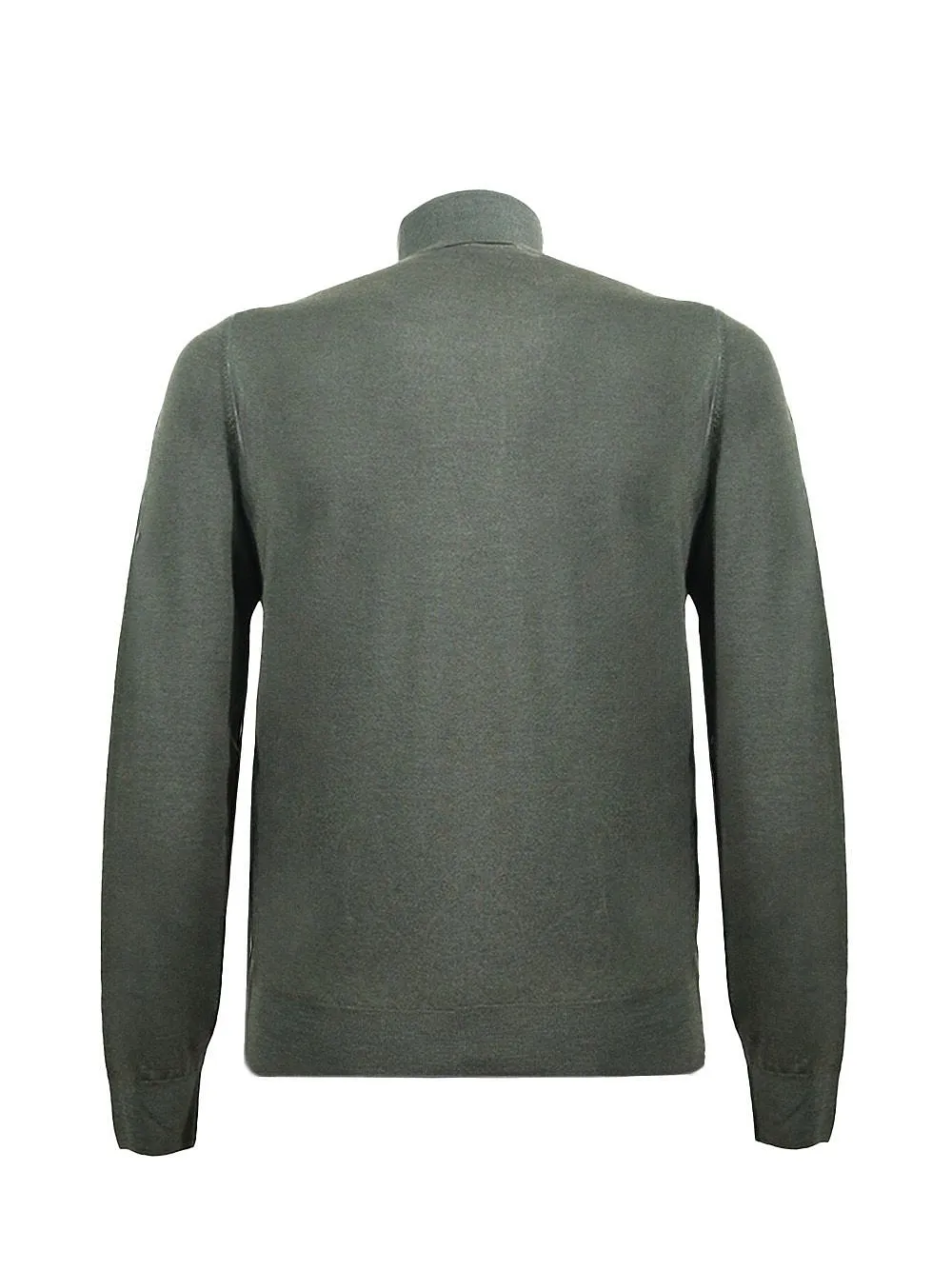 Arrows Ribbed Turtleneck Knitted Sweater