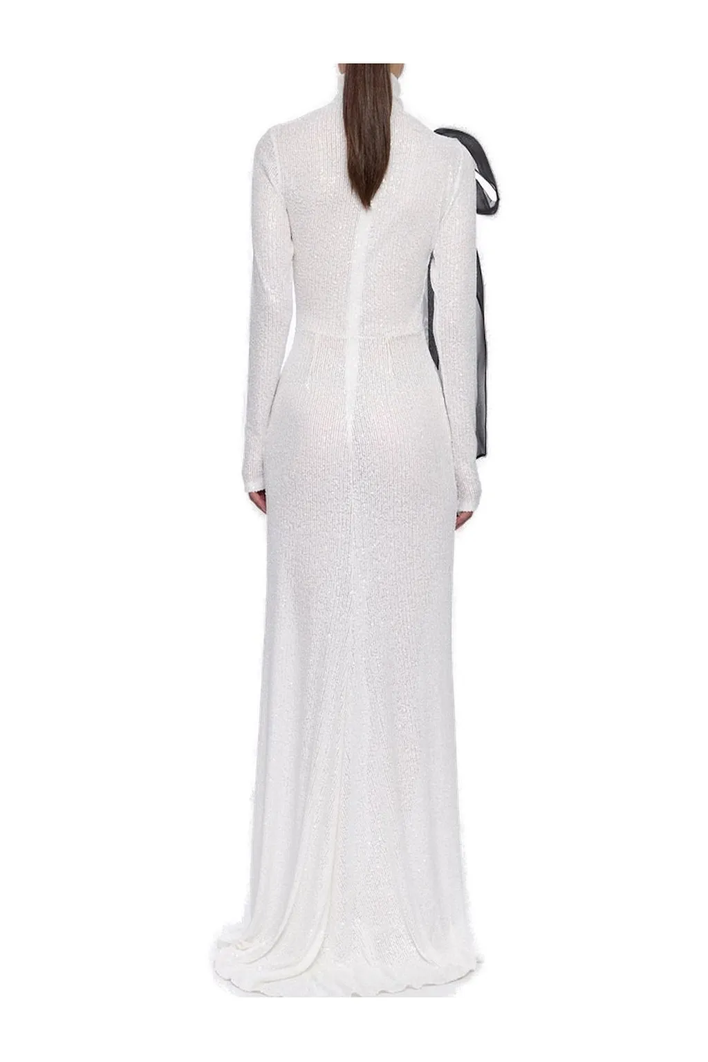 Atu Body Couture High Neck Sequin Dress