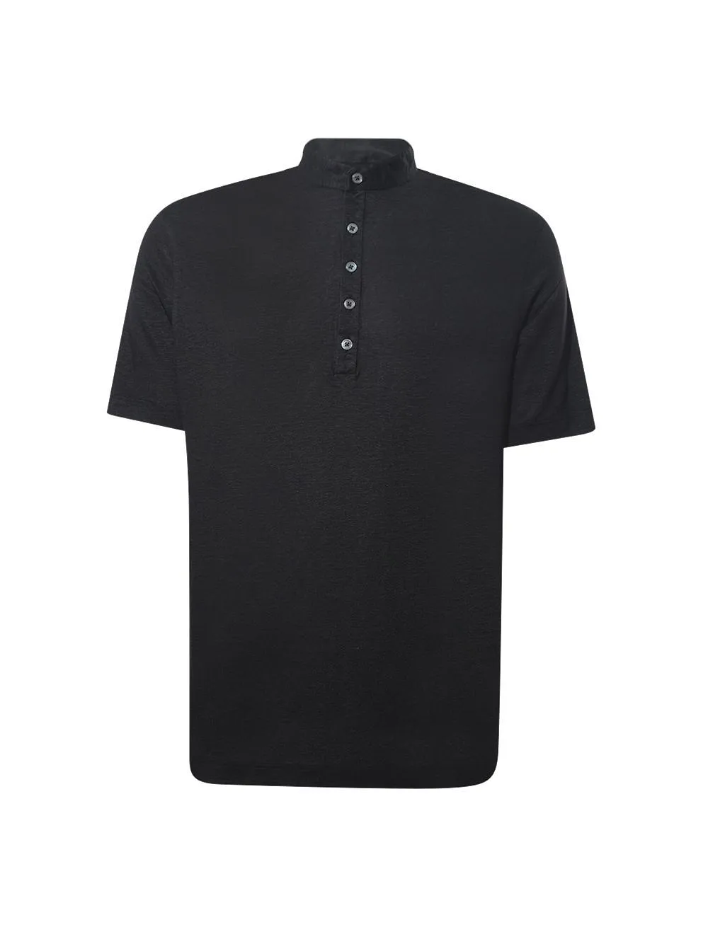 Arrows Stand-Collar Five-Button Polo Shirt