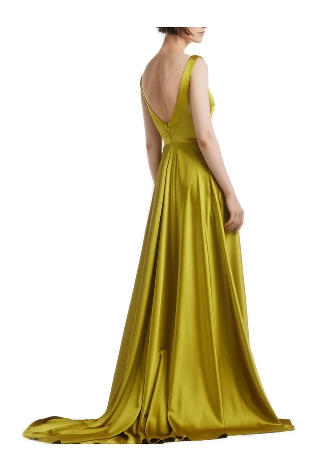 Atu Body Couture Mint Satin Gown Dress