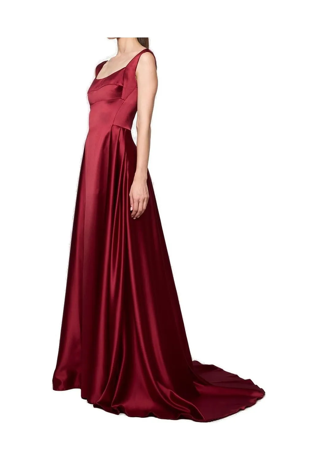 Atu Body Couture Satin Evening Dress