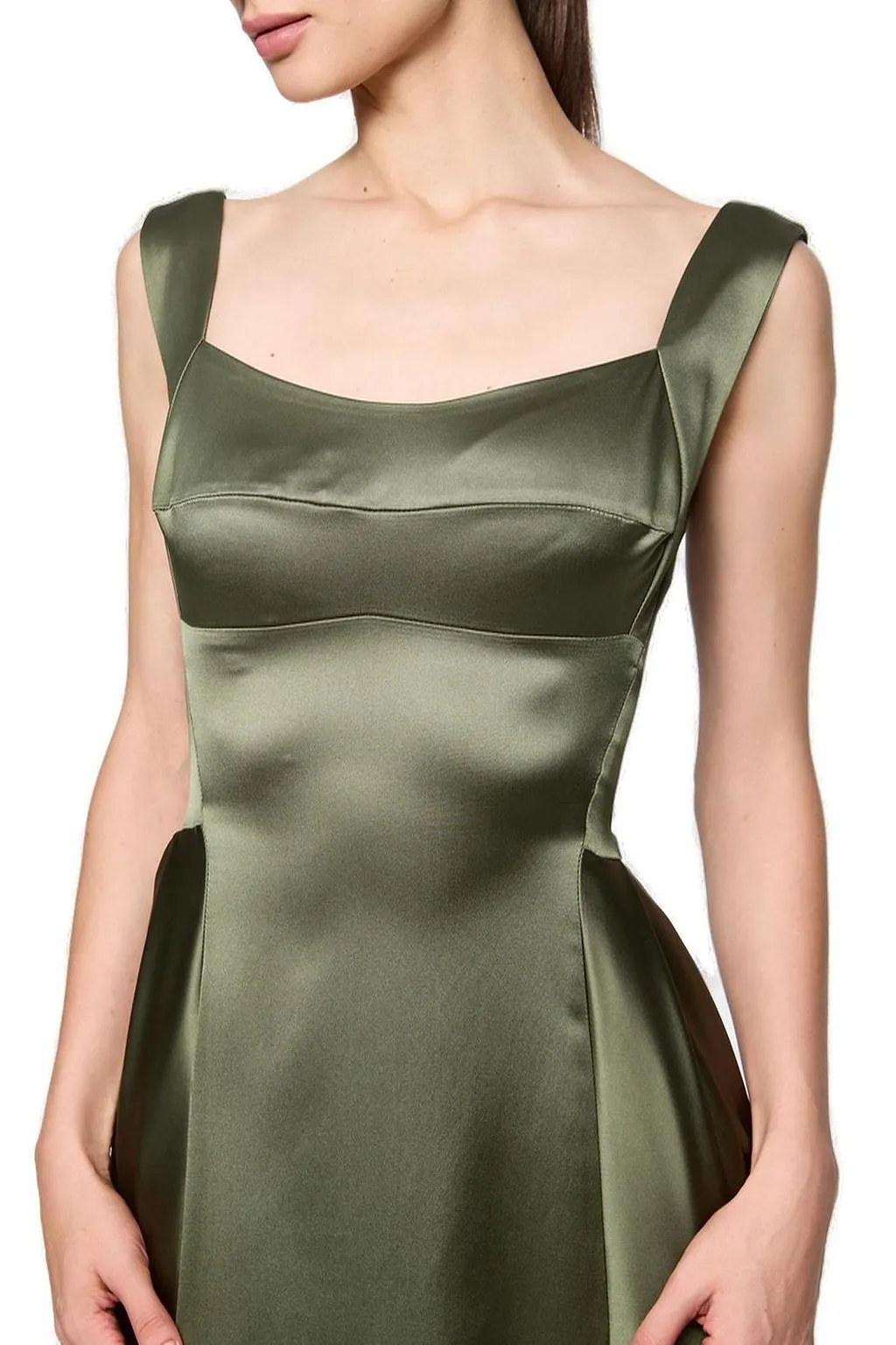 Atu Body Couture Satin Evening Dress