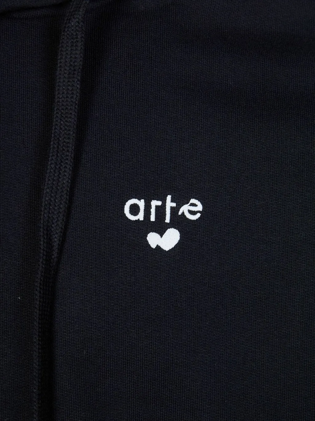 Arte Antwerp Logo Embroidered Drawstring Hoodie