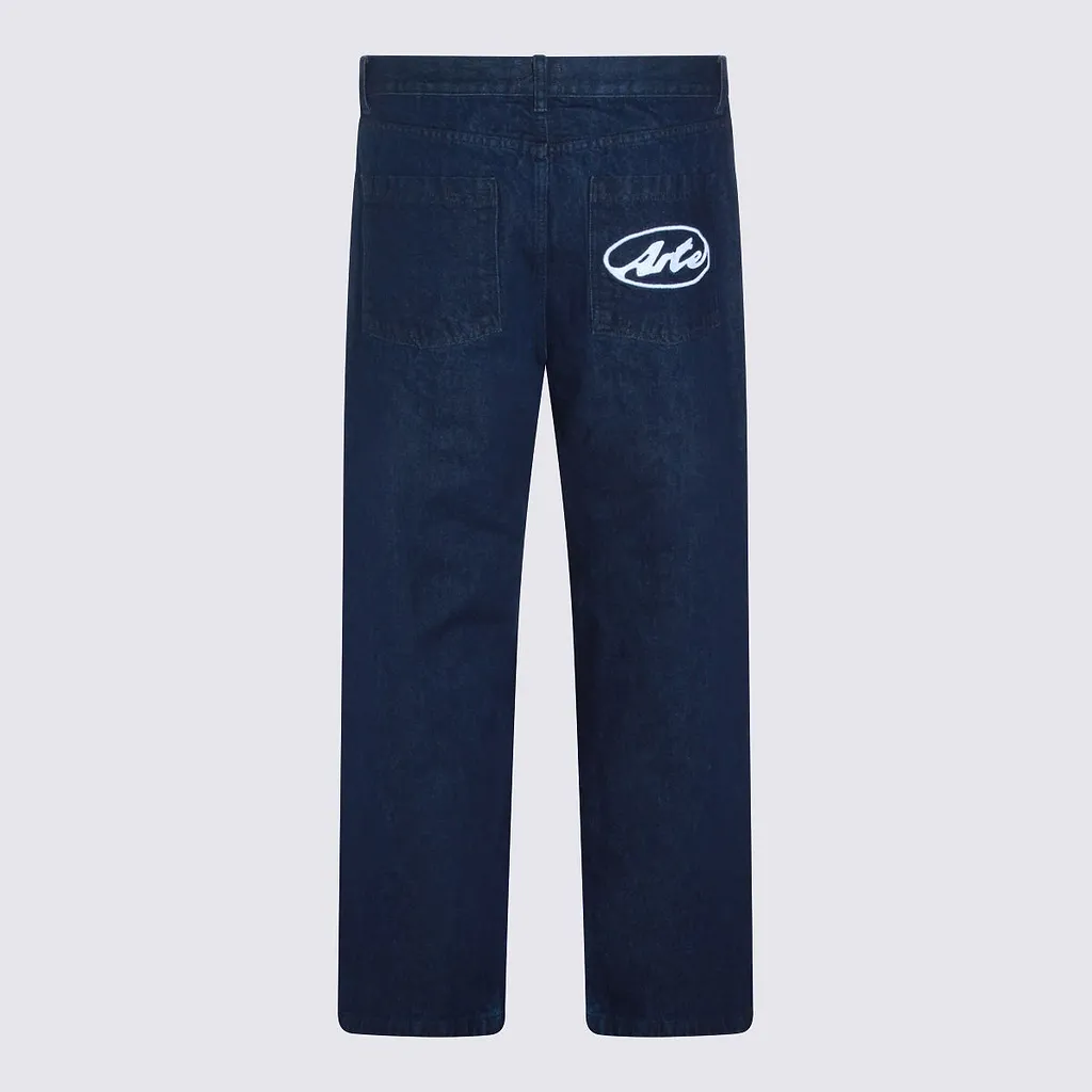 Arte Antwerp Logo Straight-Leg Jeans