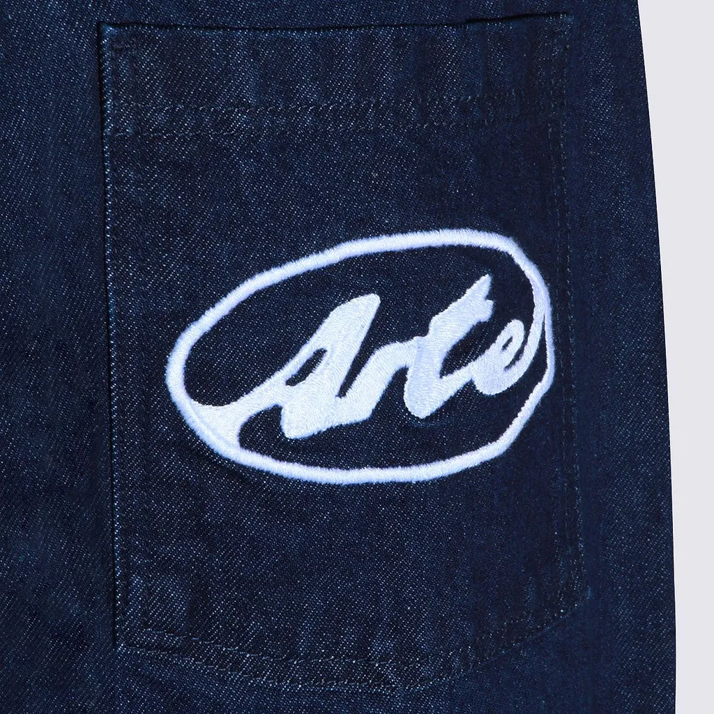 Arte Antwerp Logo Straight-Leg Jeans