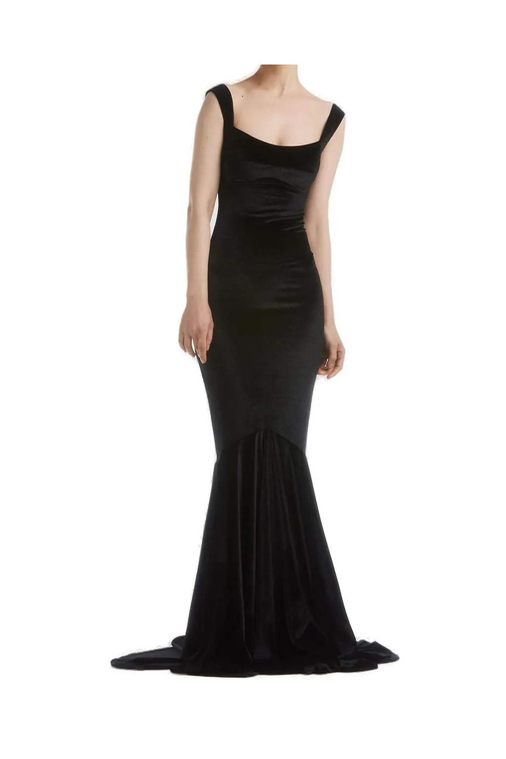Atu Body Couture Velvet Corset Mermaid Dress
