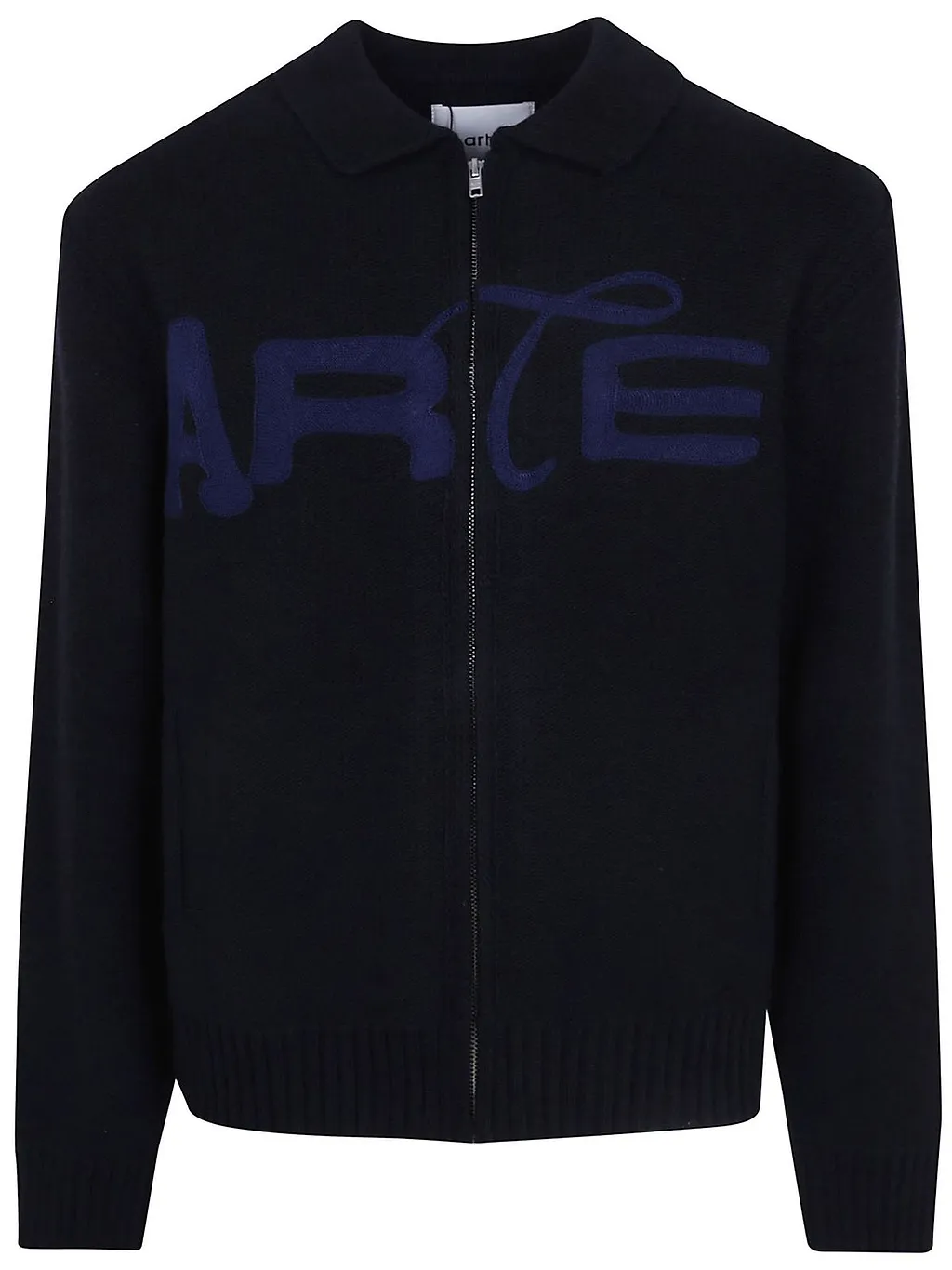 Stencil Zip Cardigan