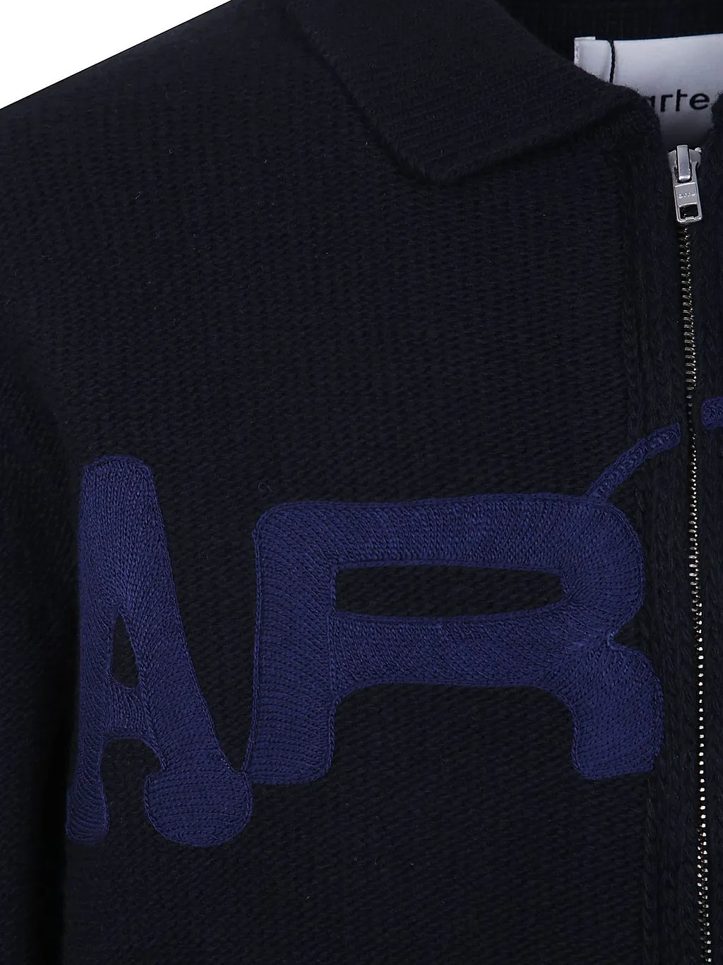 Stencil Zip Cardigan