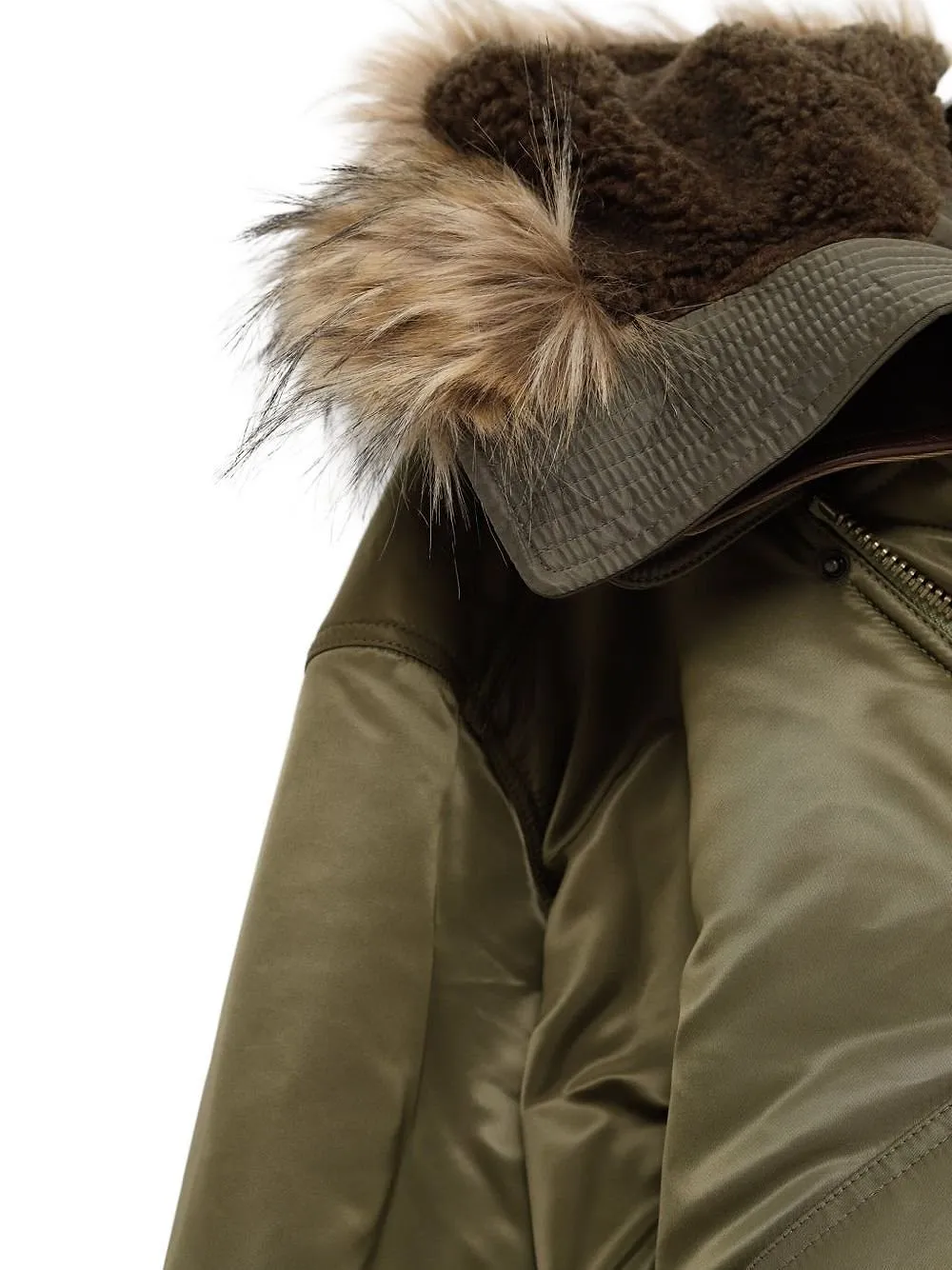 August Barron Triple Layer Bomber Coat