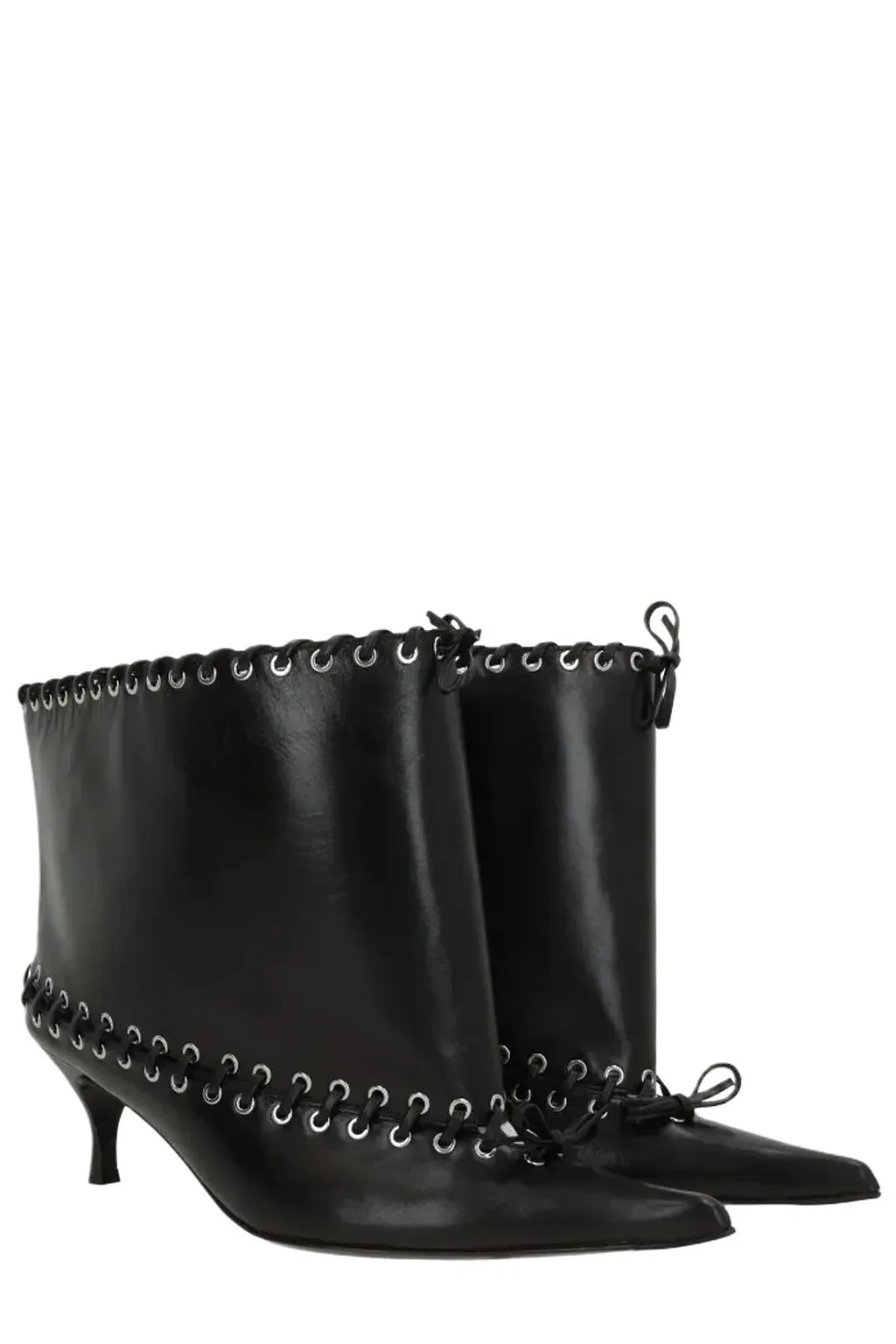 August Barron Eyelet Ankle Boots