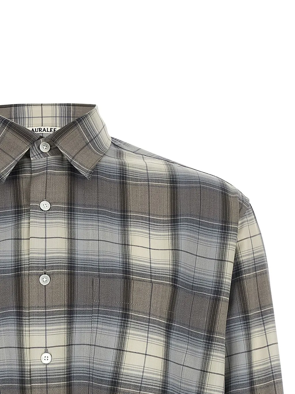 Auralee Super Light Check Shirt
