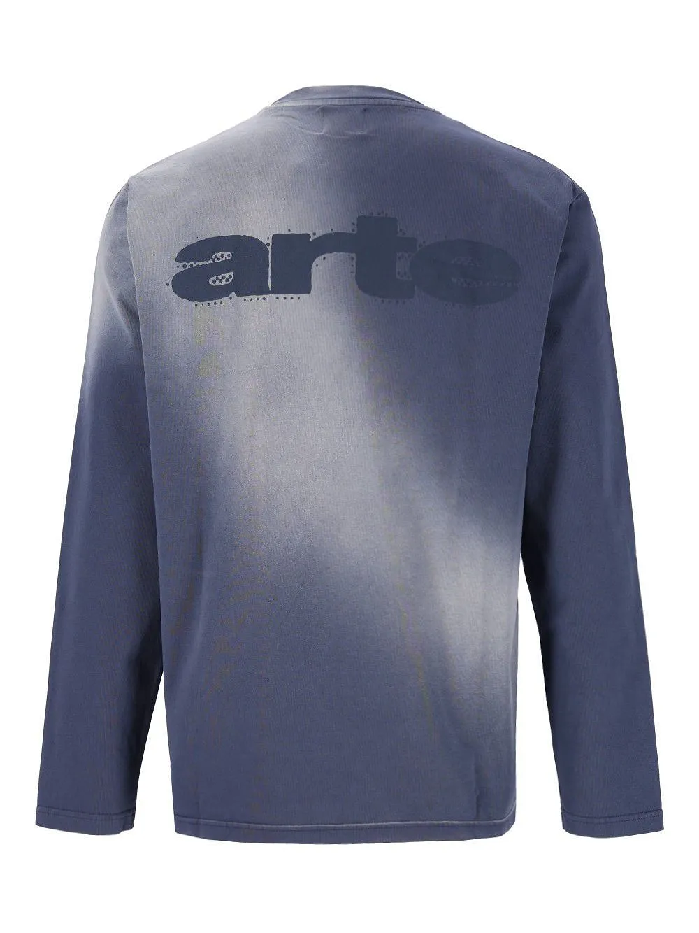 Arte Faded Stencil Logo Long Sleeve T-Shirt