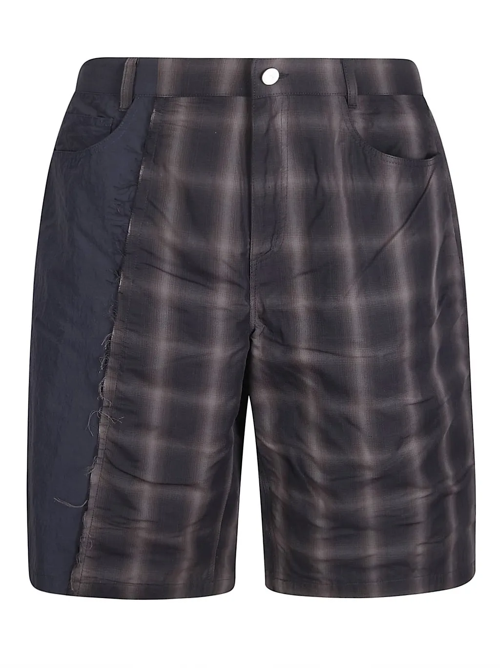 Arte Plaid Panel Shorts