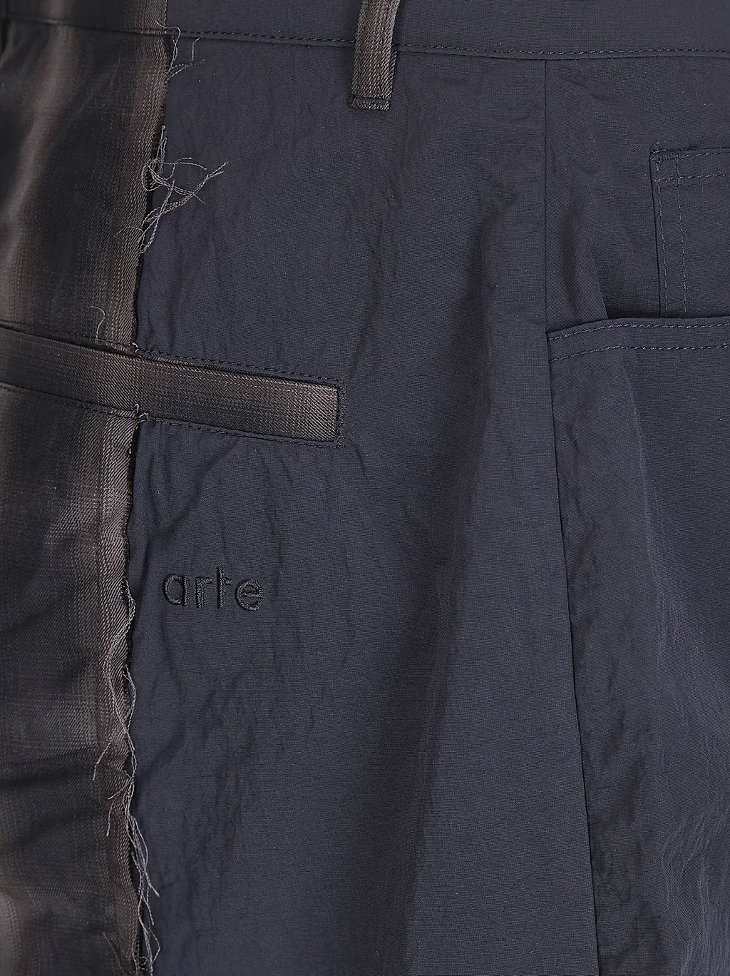 Arte Plaid Panel Shorts