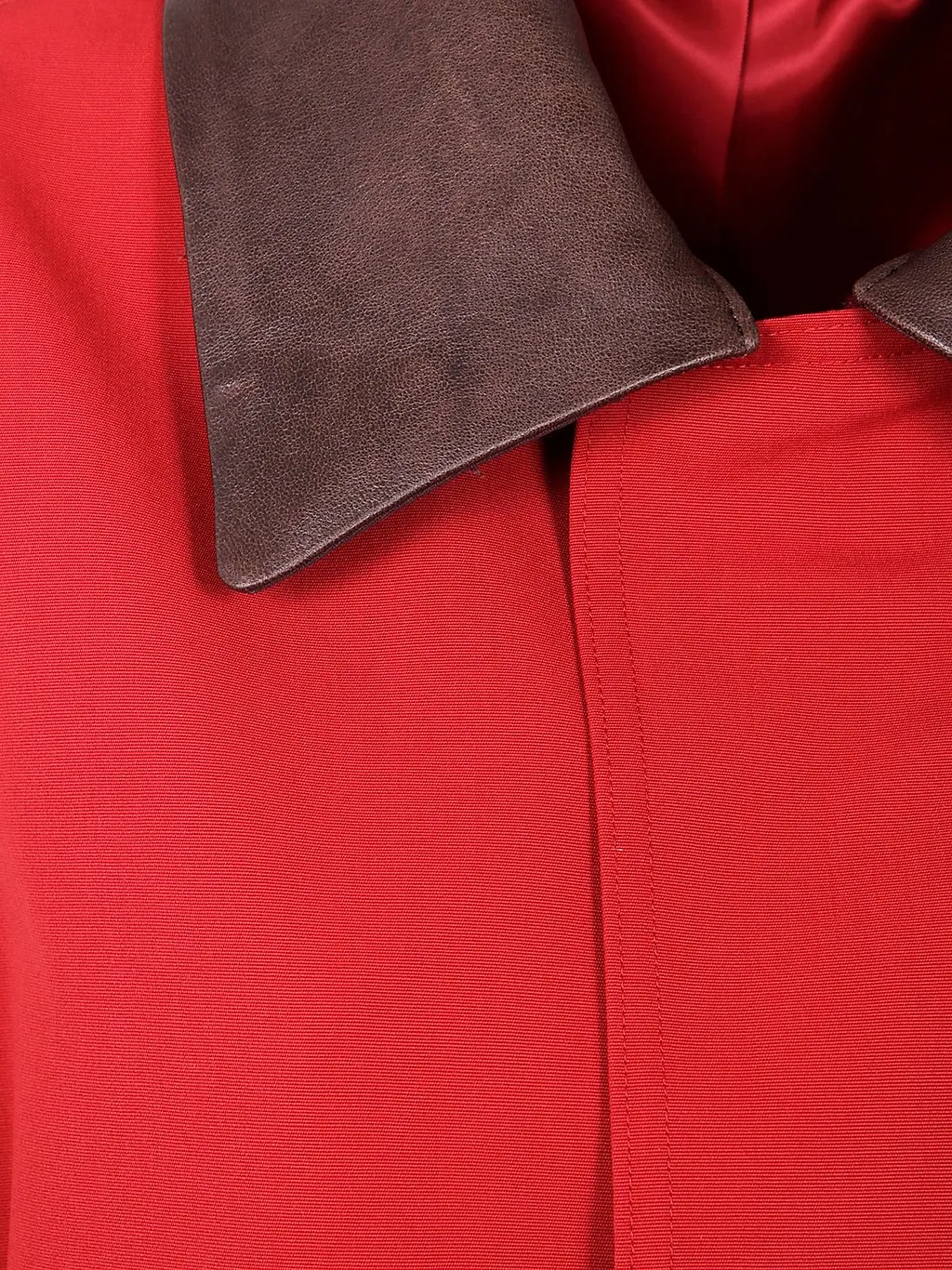 Auralee Contrast Collar Coat