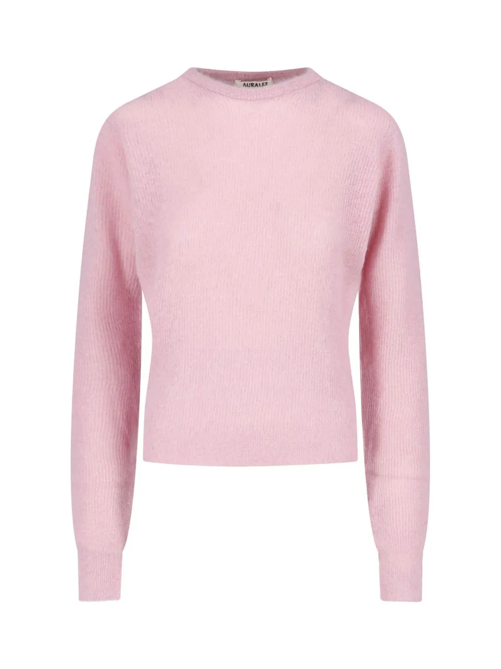 Auralee Crew Neck Knitted Sweater