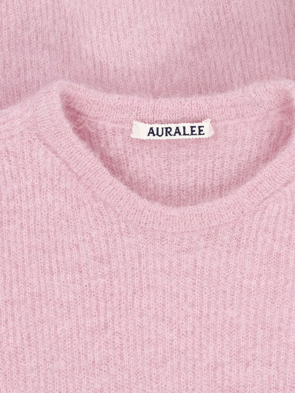 Auralee Crew Neck Knitted Sweater