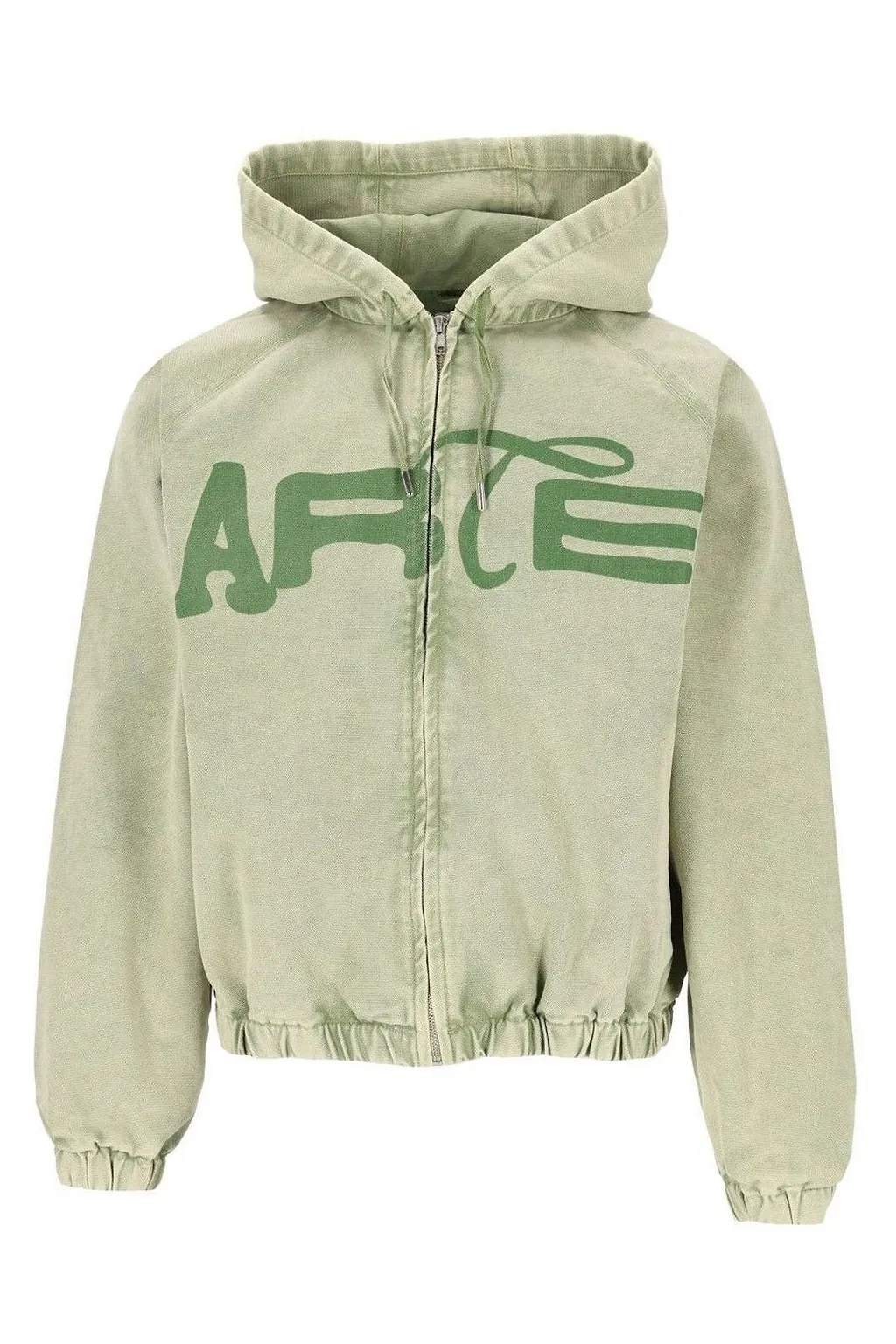 Arte Washed Logo Hooded Jacket