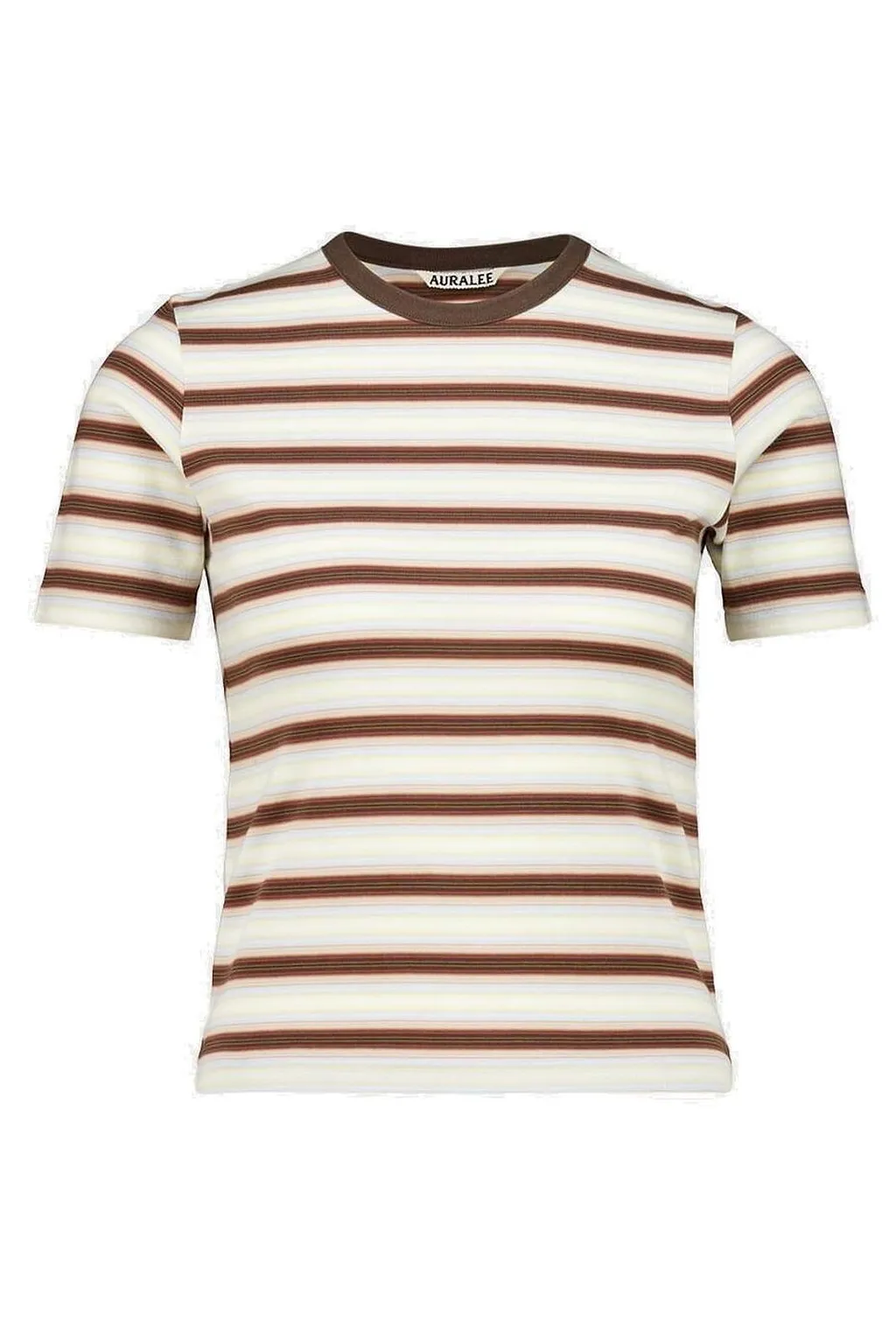 Auralee Gradient Stripe Jersey T-Shirt
