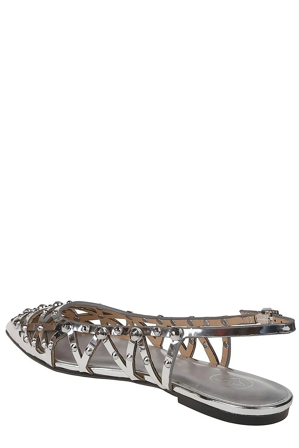 Ash Bazaar Slingback Stud Embellished Sandals