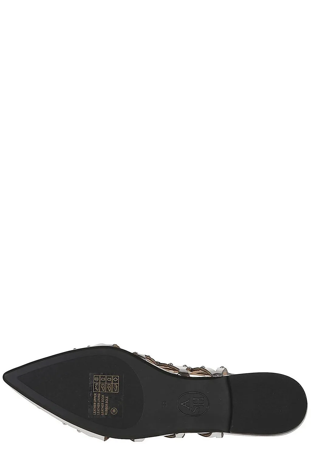 Ash Bazaar Slingback Stud Embellished Sandals