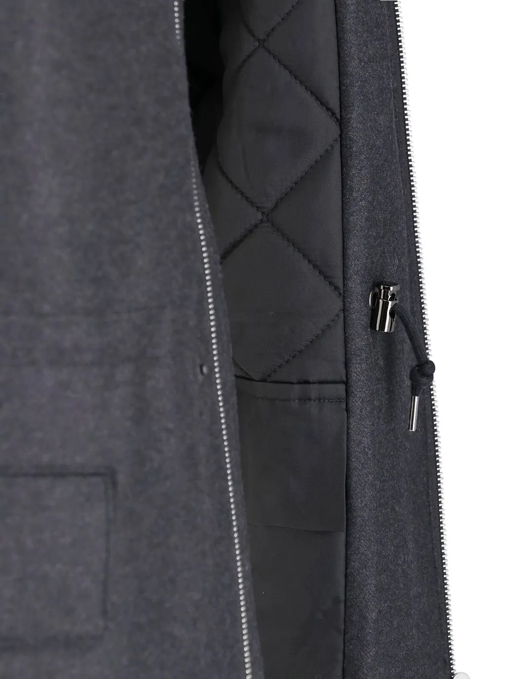 Auralee Quilted High-Neck Jacket