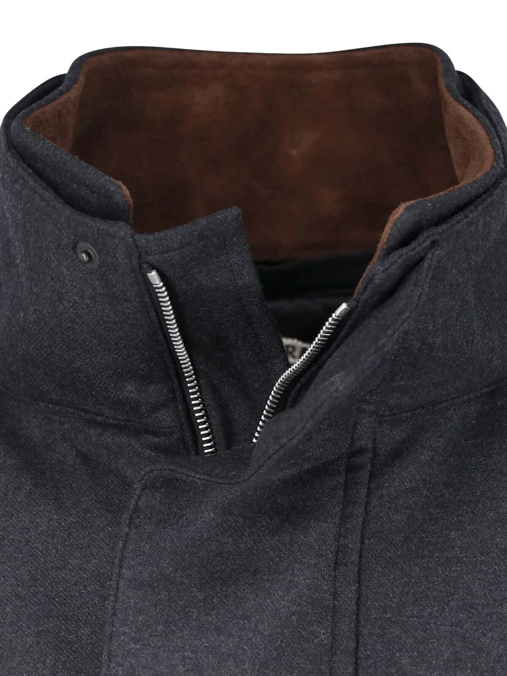 Auralee Quilted High-Neck Jacket