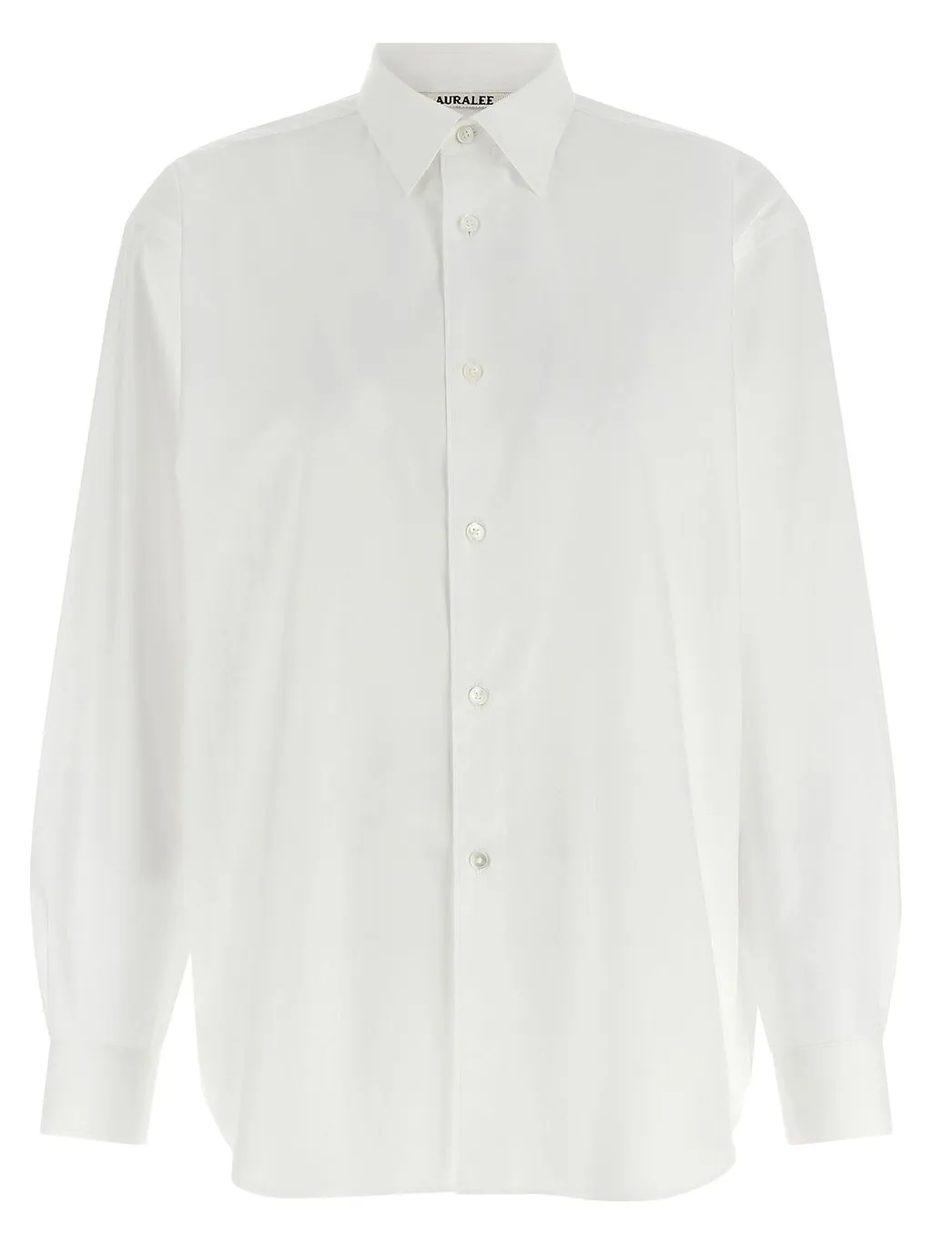 Auralee Washed Finx Twill Oversized Shirt