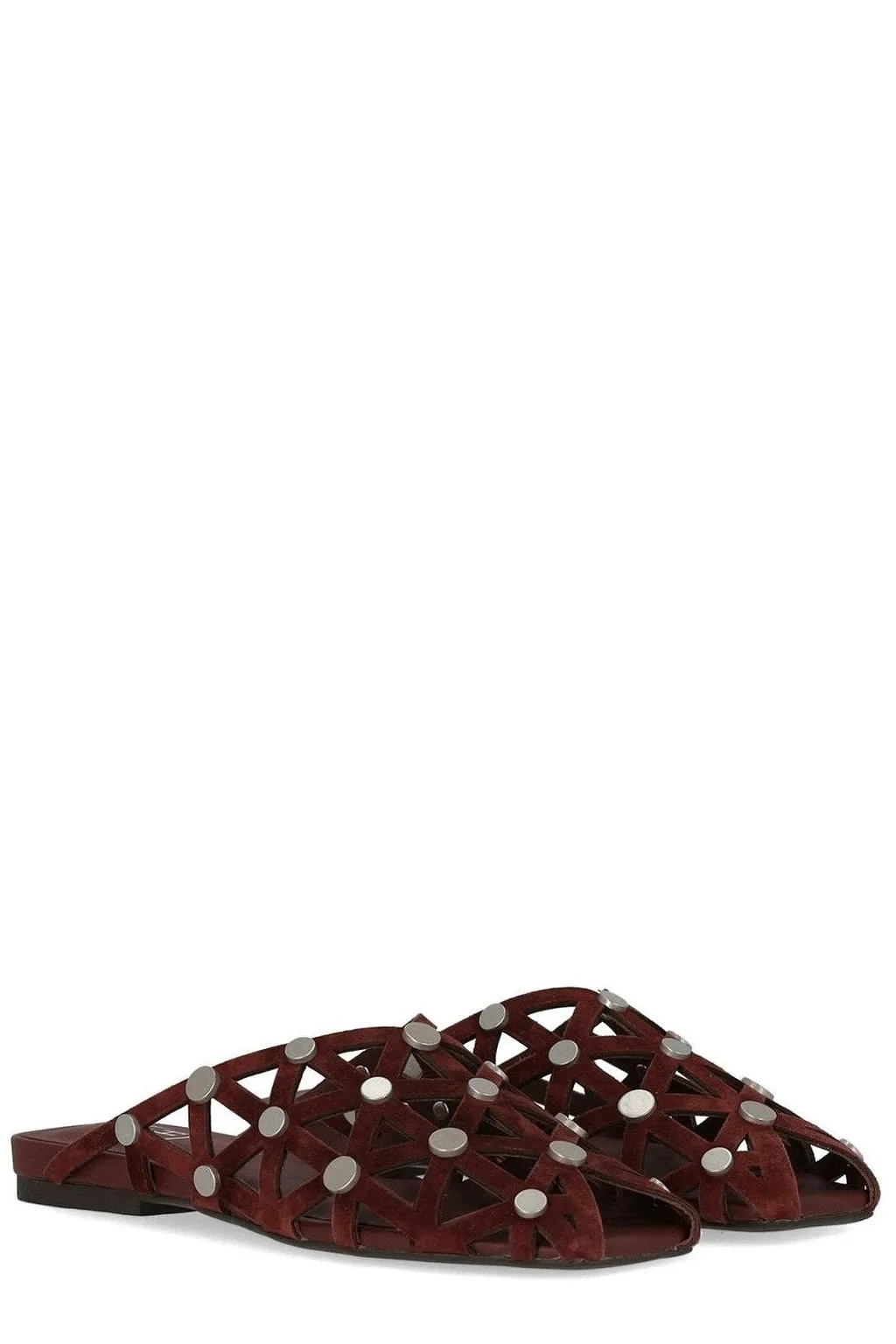Ash Embellished Flat Sandals