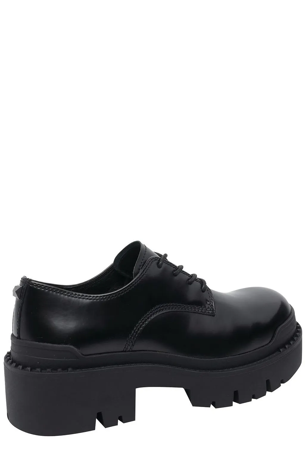 Ash Lace-Up Flat Shoes