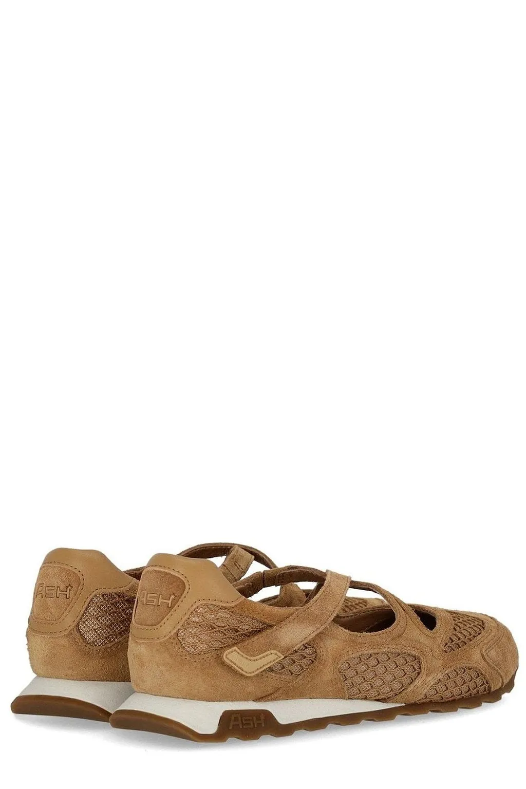 Ash Meshed Ballet Flat Shoes