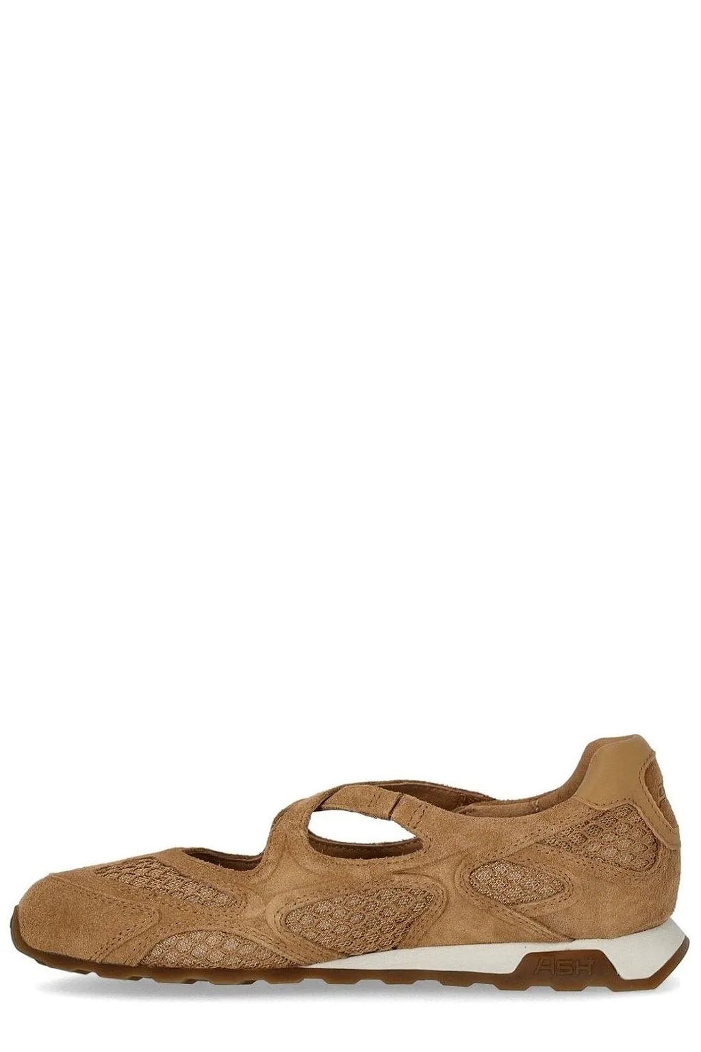 Ash Meshed Ballet Flat Shoes