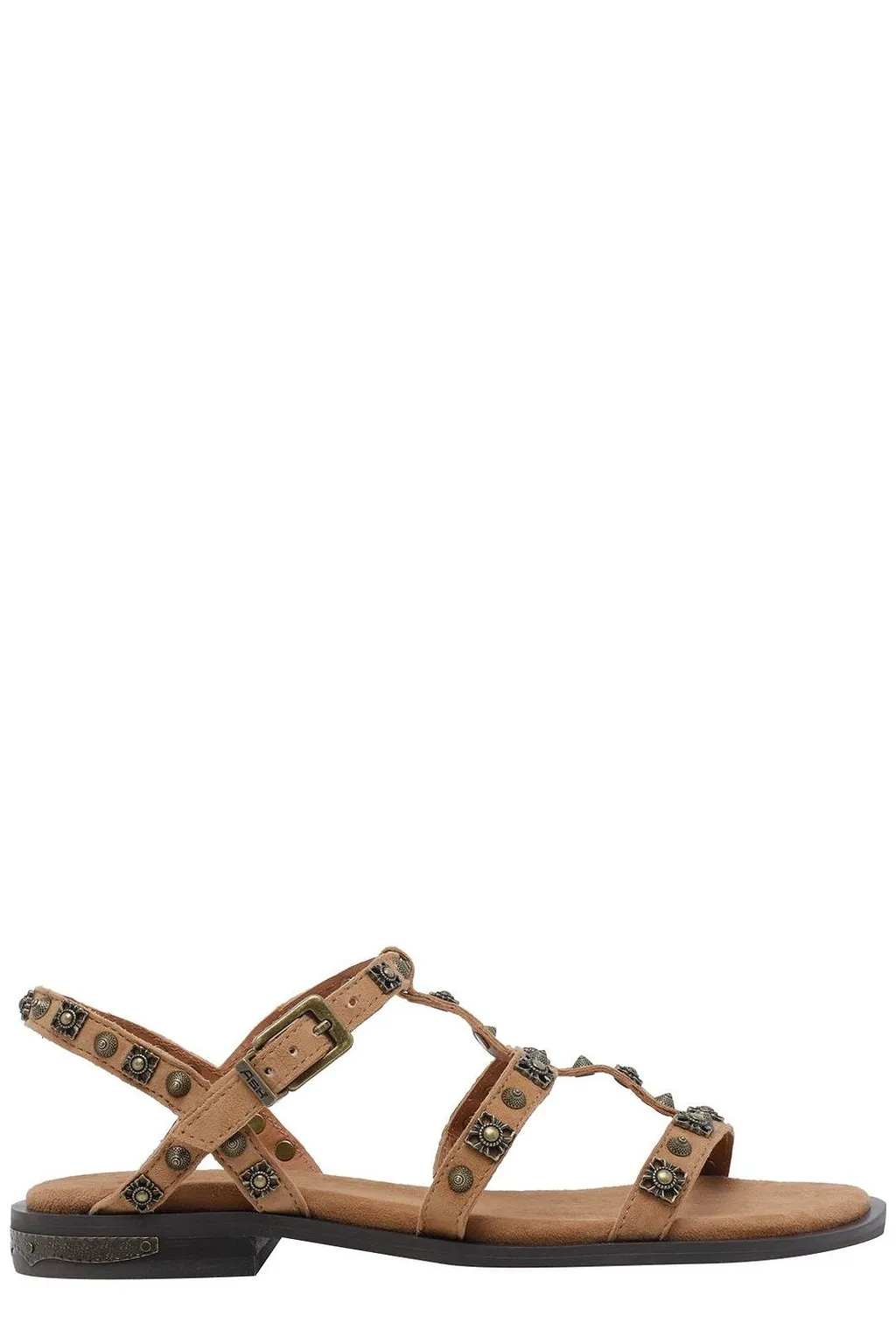 Ash Parka Studded Strappy Flat Sandals