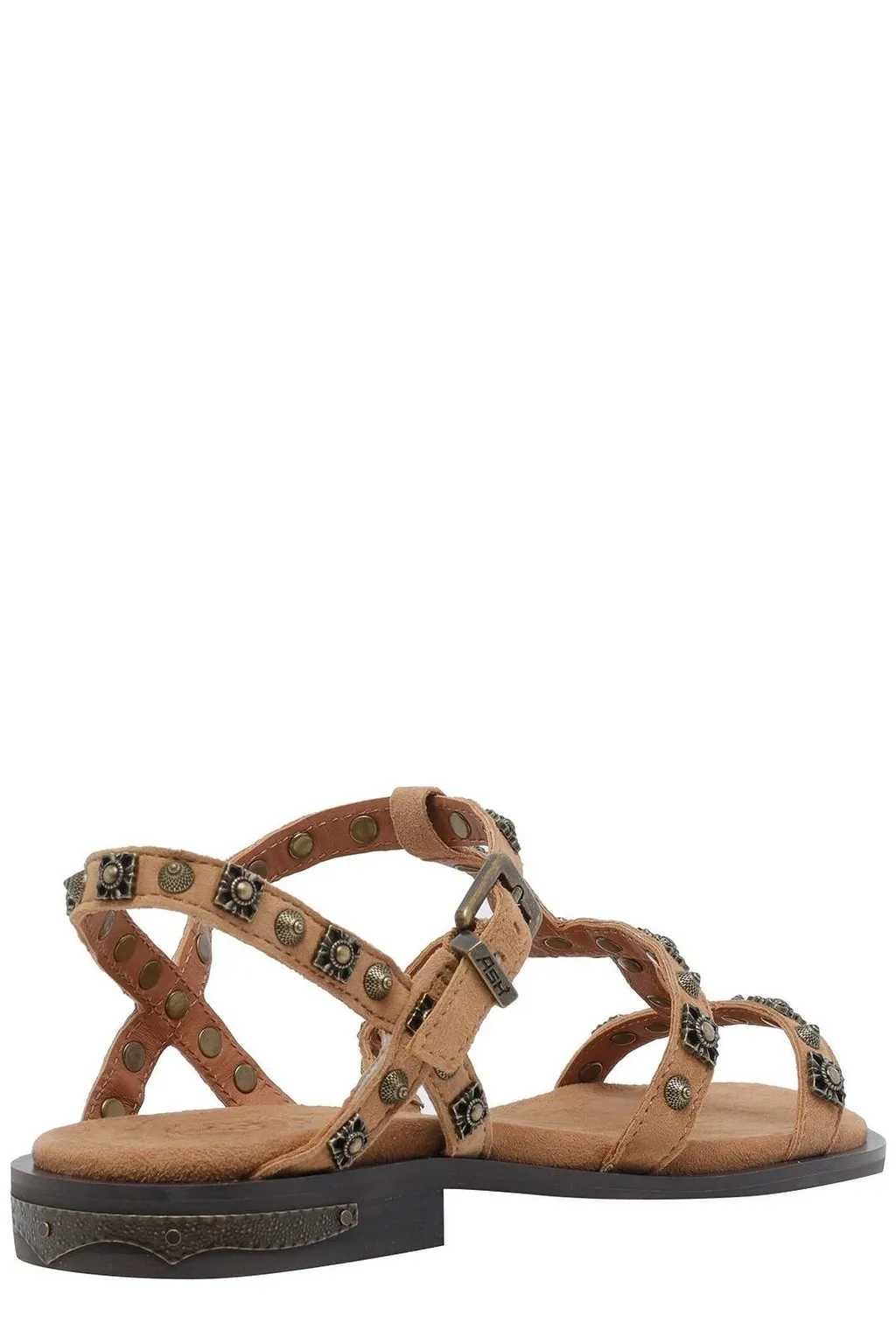 Ash Parka Studded Strappy Flat Sandals