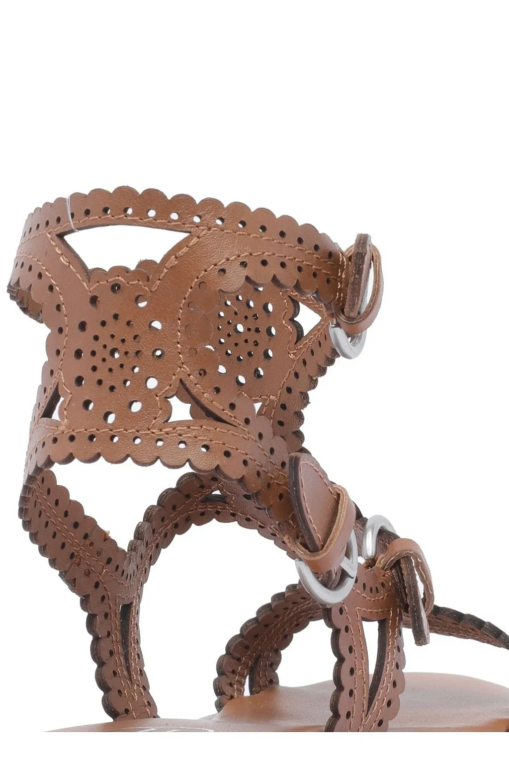 Ash Paprika Round Open Toe Sandals