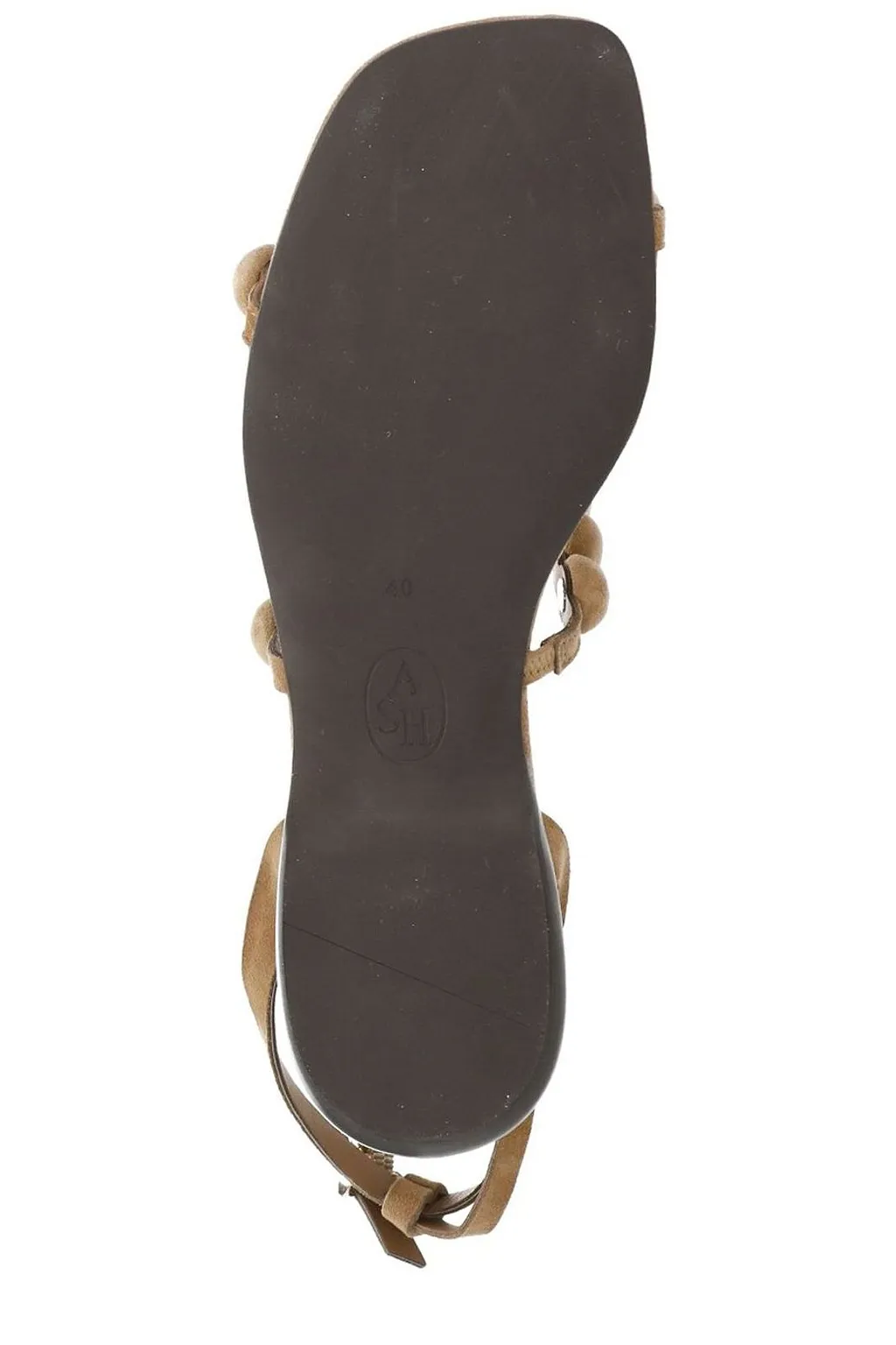 Ash Regy Studded Ankle-Strap Flat Sandals