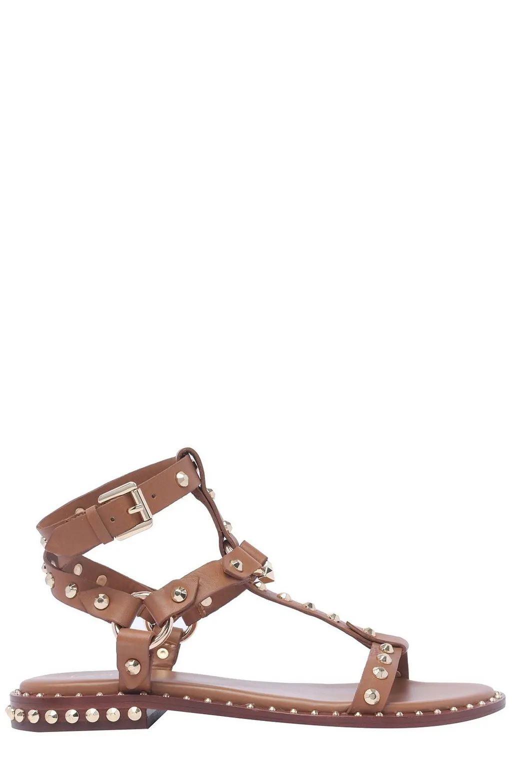 Ash Pulp Stud Embellished Sandals