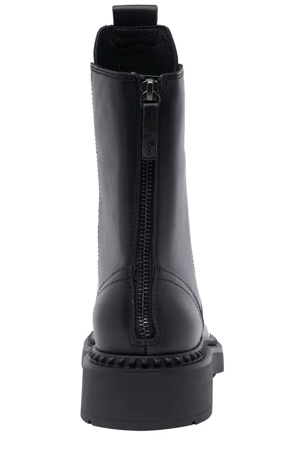 Ash Round Toe Lace-Up Boots