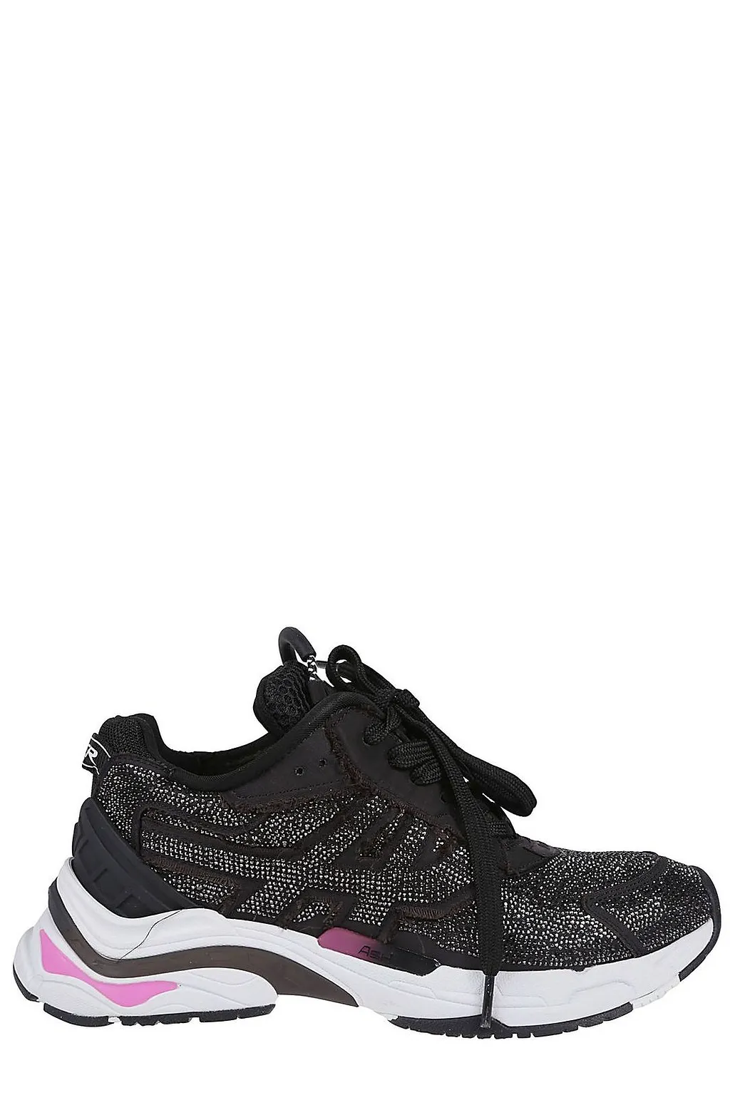 Ash Round Toe Lace-Up Sneakers