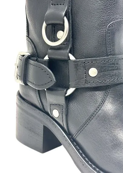 Ash Scorpio Square Toe Biker Boots