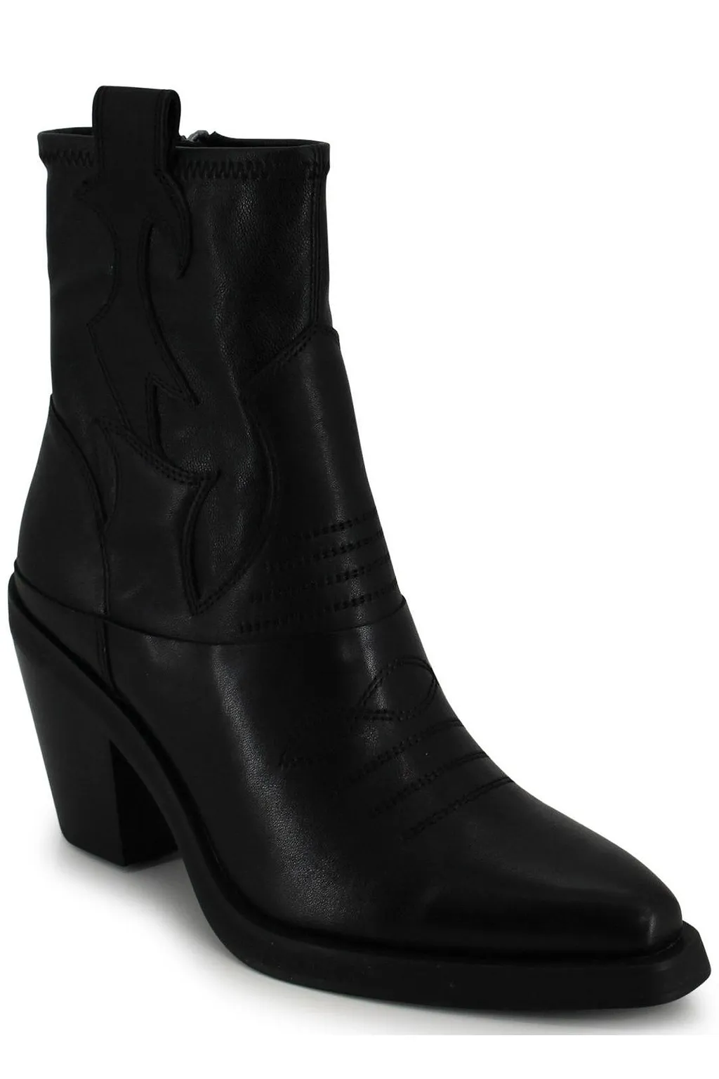Ash Squared Heel Cowboy Boots