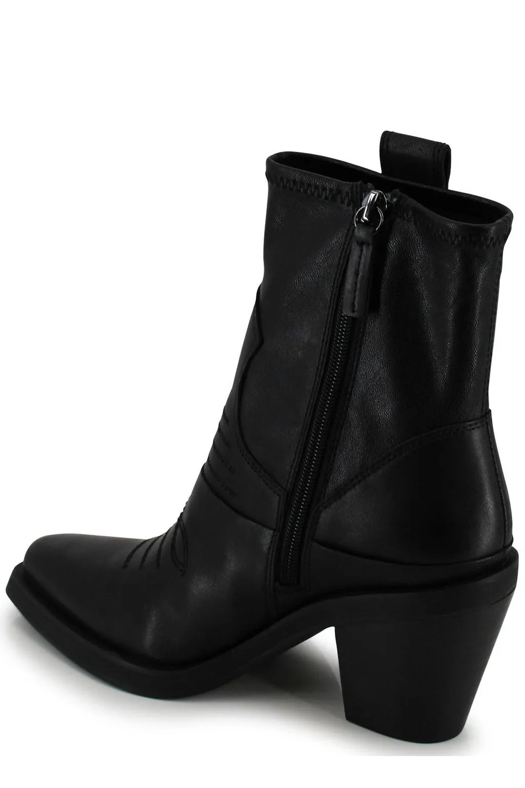 Ash Squared Heel Cowboy Boots