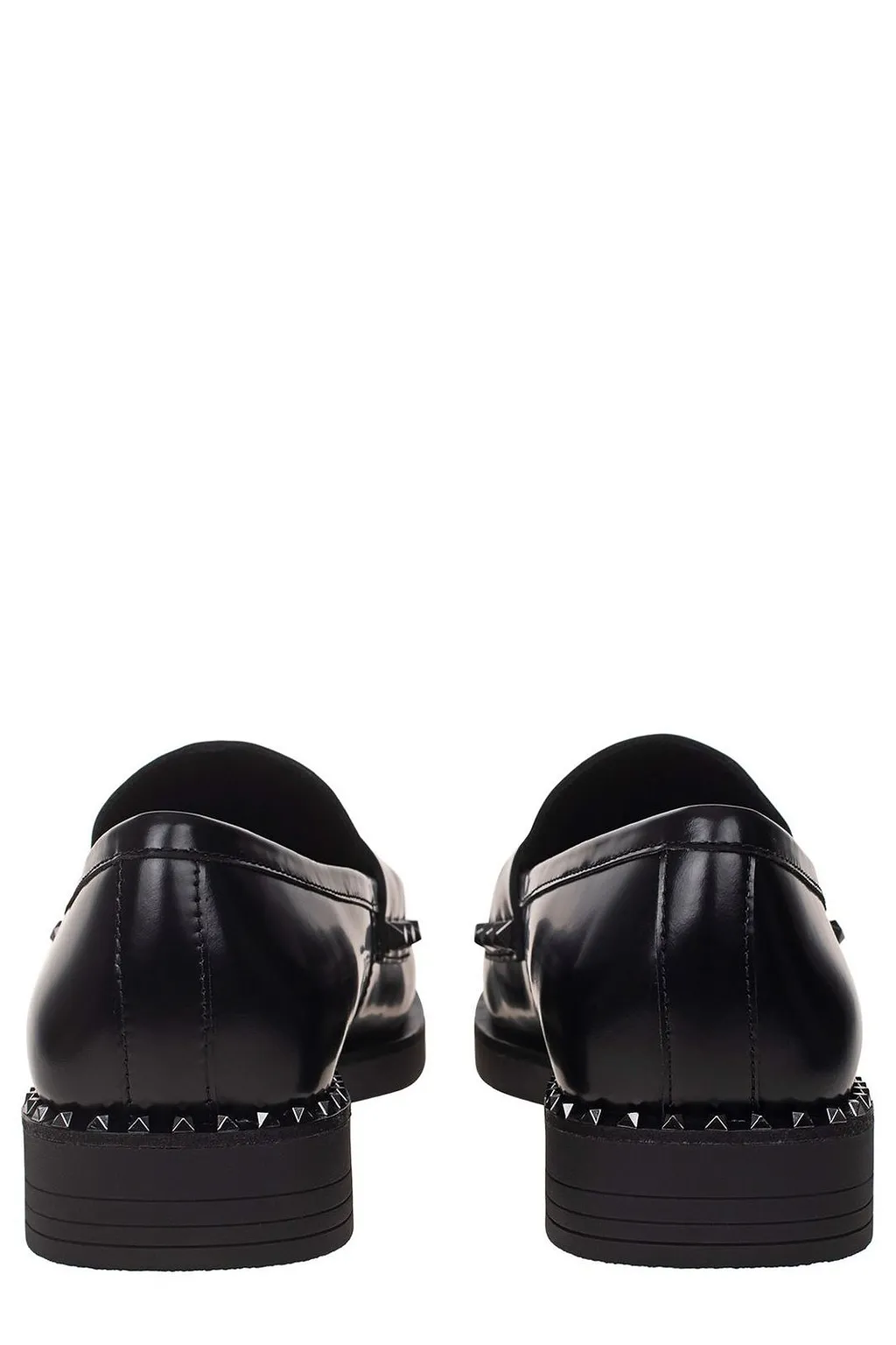 Ash Whisper Studded Round-Toe Loafers