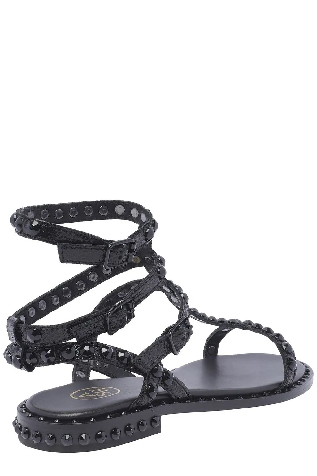 Ash Stud Embellished Open Toe Sandals