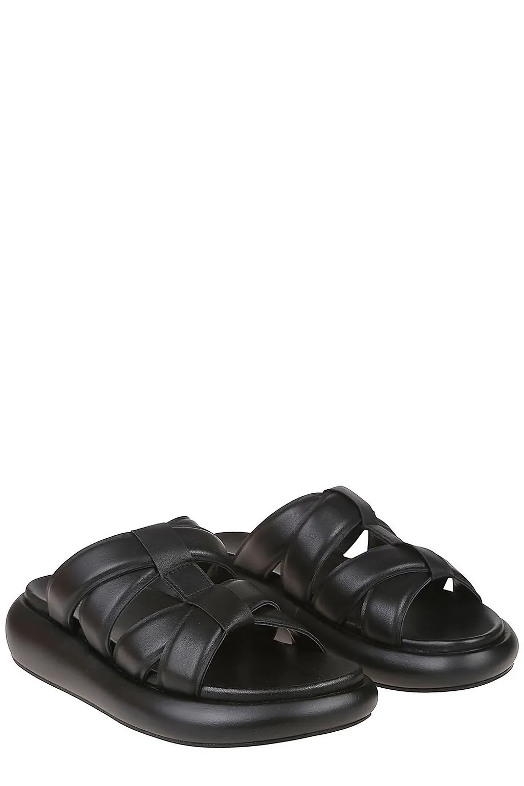 Ash Vipbis Cross-Over Strap Slides