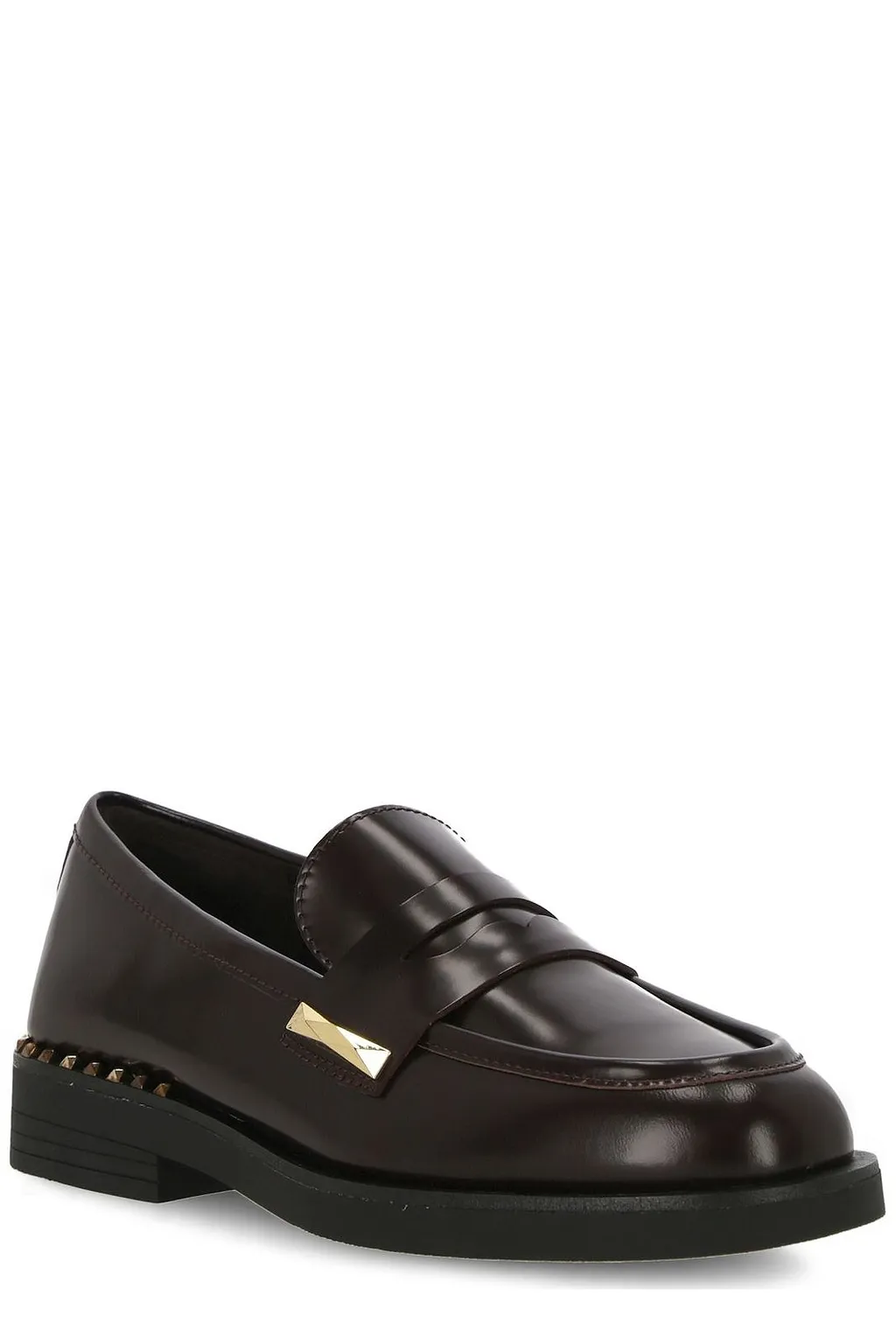 Ash Whisper Stud-Embellished Loafers