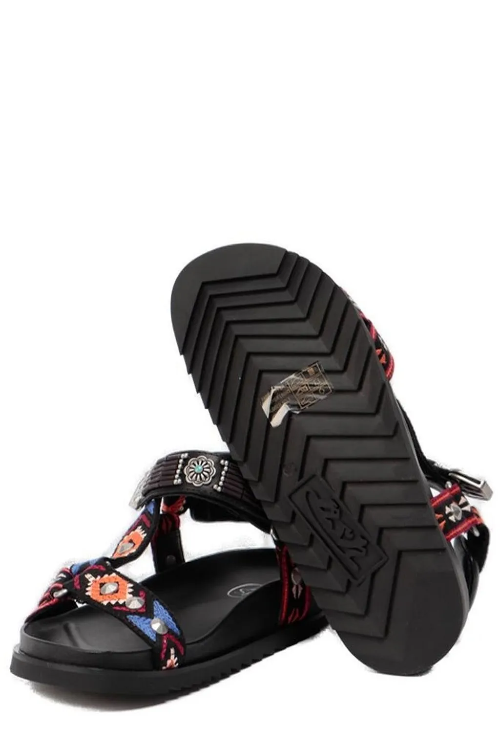 Ash Ugo Studded Touch-Strap Sandals